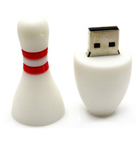 Bowling bentuk Usb Pen Drive 2.0 3.0 PVC plastik USB Stick 32Gb USB Flash Drive 2.0 3.0 64GB 16GB
