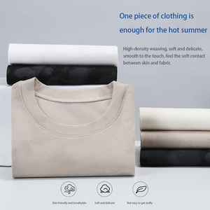 Tee-shirts en coton 260gsm imprimé de logo personnalisé pour hommes-T-shirts à la mode pour des conceptions unisexes et ultimes - Product Image 3