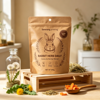 Pochette personnalisée en papier kraft brun imprimée numériquement, laminée nylon BOPP haute résistance à l'humidité pour aliments pour animaux de compagnie, friandises pour chiens et chats