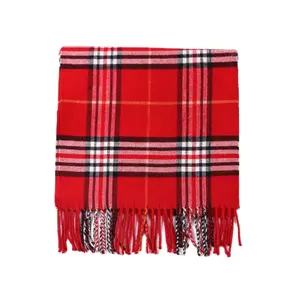 Fashion England check men scarf children's men's couple warm shawl