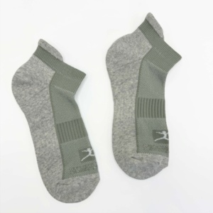 महिलाओं की युवा आरामदायक कपास टेरी टखने के मोजे वसंत में सांस लेने योग्य त्वरित शुष्क पर्यावरण अनुकूल कुशन कुशन प्रशिक्षण कस्टम लोगो थोक - Product Image 3