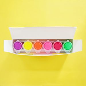 Nueva Tendencia, Alta Cobertura, Baratas, al por Mayor, 6 Colores, 25 ml, Tiras de Pintura Acrílica para Estudiantes - Product Image 4