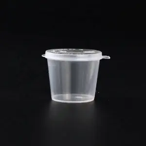Plastic Sauce Cups Plastic Containers With Lids Sauce Plastic Souffle Cup Disposable Sauce Portion Cup