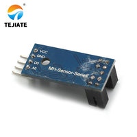 Módulo de Sensor de velocidad infrarrojo LM393 de 4 pines, optoacoplador de prueba de Motor contador con ranura Tipo IR para pruebas de velocidad de Motor, producto IC