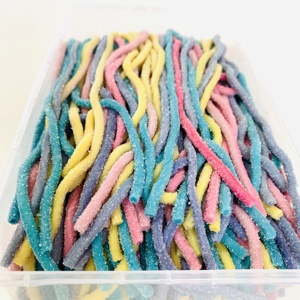 Dulces Halal al por Mayor, Dulces de Fideos Ácidos con Sabores Mixtos, Dulces de Regaliz, Deliciosos Dulces Halal Recubiertos de Azúcar con Arcoíris - Product Image 6