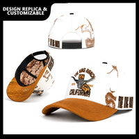 Gorra de Béisbol Premium con Logotipo Bordado Personalizado de Fábrica OEM ODM, Parche 3D, Visera Curva de Gamuza Negra, Estilo Urbano, Juego Completo