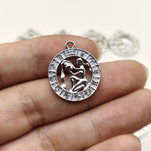 Charmes du zodiaque strass douze Constellations <span class=keywords><strong>signe</strong></span> breloques alliage pour la fabrication de bijoux bracelets à bricoler soi-même fabrication de colliers - Product Image 6
