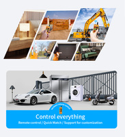 Control Remoto Universal Inalámbrico RF de 4 Botones, 315/433 MHz, para Puerta de Garaje, Reemplazo de Código de Copia