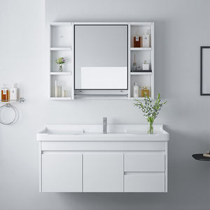 Mueble de baño de madera maciza, mueble de baño blanco en Pakistán - Product Image 2