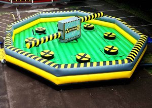 Outdoor <b>Inflatable</b> Meltdown Wipeout <b>Game</b>, Mechanical <b>Game</b> for Kids and Adults Wipeout Machine Wipeout Machine Outdoor <b>Inflatable</b> - Product Image 3