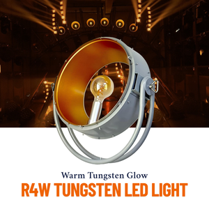 Bombilla <span class=keywords><strong>LED</strong></span> Retro de 4W con Diseño Clásico de Luz Cálida de Tungsteno, Luz de Escenario Retro DMX512 Blanco Cálido para Teatro, Bodas y Museos - Product Image 2