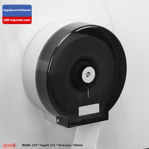 Dispensador de Papel Higiénico Comercial para Hostelería, de Gran Capacidad, sin Perforación, Soporte de Pared para Papel Higiénico para Baños de Hotel - Product Image 6
