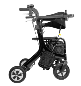 Chariot de courses pliable et léger tout-terrain pour personnes âgées, <span class=keywords><strong>fauteuil</strong></span> <span class=keywords><strong>roulant</strong></span>, vélo à main, dispositif d'assistance, marcheur et déambulateur - Product Image 3