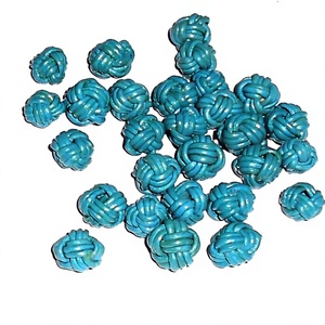 Cuentas de cuero metálico Patrón redondo genuino Cuentas sueltas para joyería Hecho a mano Precio de fábrica al por mayor Todos Los tamaños disponibles - Product Image 4