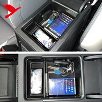 Pour MG 4 MG4 EV EH32 Mulan 2022 2023 voiture intérieur Console centrale stockage accoudoir boîte organisateur support noir accessoires 1PC