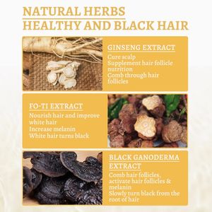 Бестселлер, органическое белое масло для затемнения волос, сыворотка для кожи головы, питательное вещество Ganoderma - Product Image 4