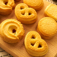 Biscuits au beurre 340g en boîte métallique rouge, assortiment de biscuits croustillants, cadeau festif, biscuits pour la vente en gros, biscuits pour cadeaux de fêtes