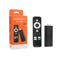 JUNUO Dernier Cri 4K Android 11 Smart TV Dongle Game Stick Fire TV Box 2 Go 16 Go avec Double Wifi BT Android TV Stick