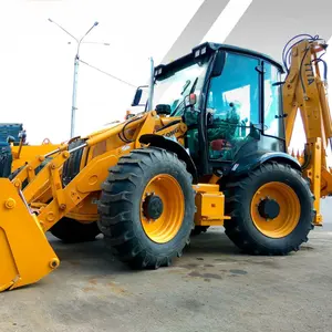 Construction Loader Clg777A/777A-S Backhoe Loader with Pilot Control Russia