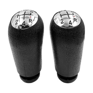 หัวเกียร์รถยนต์หนังสีดำ 5 สปีด สำหรับเรโนลต์ ดีไซน์ตามหลักสรีรศาสตร์ - Product Image 4