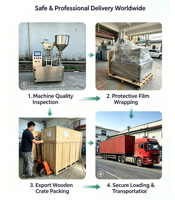 Machine de remplissage et de scellage rotative pour pots de yaourt avec écran de protection pour les usines de transformation laitière
