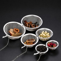 Infuseur à thé en acier inoxydable 304 avec chaîne, filtre à thé en maille fine pour thé en feuilles, pour tasse, mug, pot