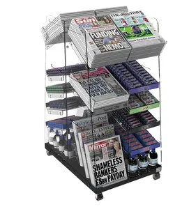 Shopper Marketing Magazine Display Shelf Retail Store Produce Display Shelves