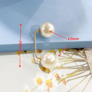 Bán Buôn Số Lượng Lớn Giá Rẻ Ngọc Trai Pin Khóa Khăn Clasp Cổ Áo Cardigan Nút Vòng Ngọc Trai U Hình Dạng Ve Áo Pin Trâm - Product Image 5