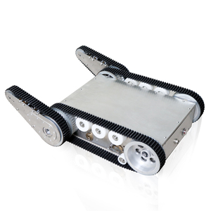 Intelligente Robot Serbatoio Car chassis kit caterpillar Crawler telaio pista piattaforma con buona aderenza a terra - Product Image 2