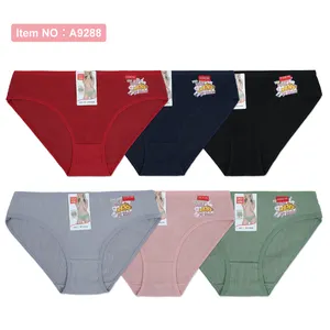 UOKIN Women cotton panties high quality soft thread cotton nickers ladies panties in dozens for adult girls A9288