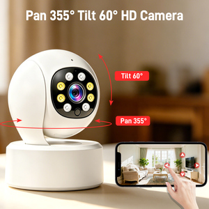 DIFANG Yoosee CS621DR 2MP Indoor Smart WiFi PTZ <b>Camera</b> Tilt 60 Color Night Vision Two Way Audio Human Track ABS Baby Monitor - Product Image 2