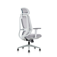 Chaise de bureau ergonomique intelligente Hera, design moderne en maille avec soutien lombaire pour la maison ou le bureau