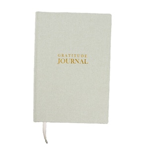 Custom Hardcover Linen <strong>Gratitude</strong> <strong>Journal</strong> Printing Mindfulness <strong>Journal</strong> With Undated Guided Pages - Product Image 1