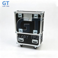 Moteur de palan électrique portable étanche empilable noir personnalisé 1T 0.5T avec flight case utilitaire