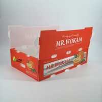 Boîte Wogan en polypropylène recyclable GreenTree, écologique, de qualité alimentaire, alternative super résistante aux boîtes en carton ondulé pour les courses
