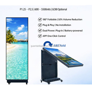 จอโปสเตอร์ LED ความละเอียดสูงแบบไร้รอยต่อ พับได้ พร้อมฟังก์ชันแสดงภาพเคลื่อนไหวและกราฟิก มาตรฐาน IP65 พร้อม SDK - Product Image 3