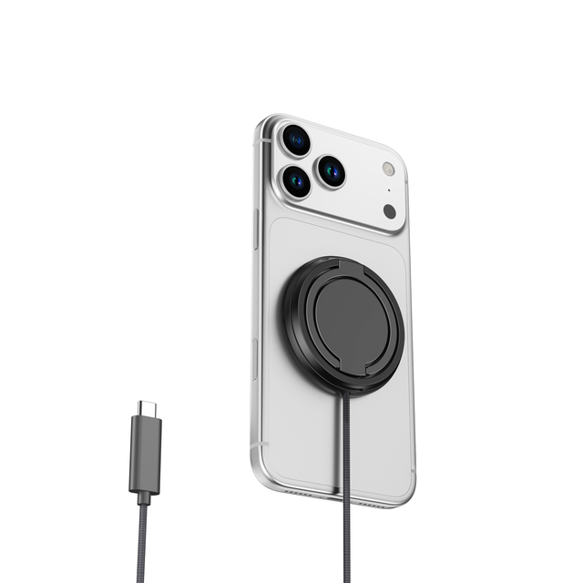 25W Qi2.2 Magnetic Wireless Charger Fast Charging Pad with Strong N52 Magnets USB-C Wireless Charger for Smartphones