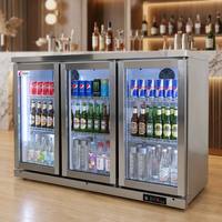 Mini Refrigerador Comercial MonsterEnergy 2026, el Más Vendido, para Bebidas Energéticas, Puerta de Vidrio con Logotipo LED, Enfriamiento Profesional