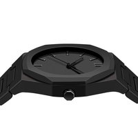 Montres Quartz Mouvement Étanche Petit MOQ Prêtes à Expédier Logo de Marque Personnalisé Ultra Fines en Polycarbonate Homme