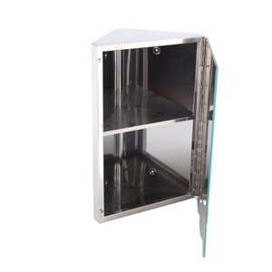 Armoire à <span class=keywords><strong>miroir</strong></span> en métal à double porte murale <span class=keywords><strong>de</strong></span> grande capacité pour <span class=keywords><strong>salle</strong></span> <span class=keywords><strong>de</strong></span> bain avec porte coulissante magnétique, boîte <span class=keywords><strong>de</strong></span> rangement pour <span class=keywords><strong>miroir</strong></span> - Product Image 4