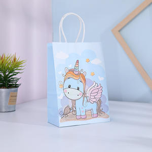 Sac cadeau de fête <span class=keywords><strong>licorne</strong></span>, sacs de friandises pour bonbons <span class=keywords><strong>licorne</strong></span> unisexe, fournitures de fête <span class=keywords><strong>licorne</strong></span> - Product Image 5