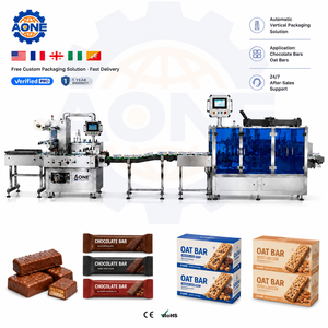 Máquina Empacadora de Cajas Totalmente Automática para Galletas y Pan, Venta Caliente de Fábrica Delta PLC - Product Image 1
