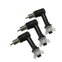 Bouteille d'eau automatique premium 1L pour lapins, abreuvoir à tétine anti-fuite, abreuvoir suspendu pour petits animaux, accessoires pour la ferme