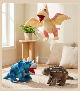 Muñeco <span class=keywords><strong>de</strong></span> Dinosaurio <span class=keywords><strong>de</strong></span> 8 Pulgadas, Tiranosaurio Rex, Triceratops, <span class=keywords><strong>Velociraptor</strong></span>, <span class=keywords><strong>Peluche</strong></span> Súper Suave, Juguete Antiestrés <span class=keywords><strong>de</strong></span> 25 CM, Regalo Unisex, Venta al por Mayor - Product Image 3
