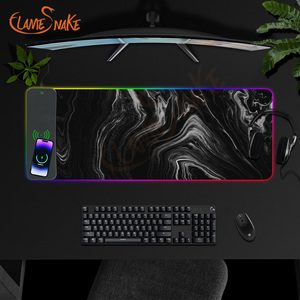 FLAME SNAKE Aesthetics Series Tastatur und Mauspad mit kabellosem Ladegerät, Schreibtisch-Mauspad groß mit kabelloser Aufladung | RTS