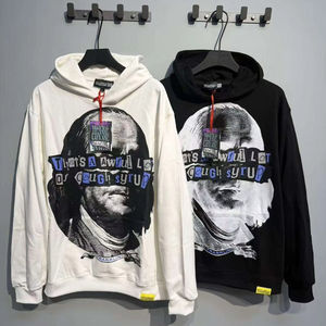 จัดส่งรวดเร็ว นี่คือเสื้อฮู้ดดี้สุดเท่ห์ ลายขวดน้ำเชื่อมแก้ไอสุดฮิต คุณภาพเยี่ยม ผ้าฝ้าย 100% สไตล์สตรีทแวร์ ทรงโอเวอร์ไซส์ สำหรับผู้ชาย - Product Image 1