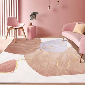 พรมขนสัตว์เทียมหนานุ่ม รูปทรงสี่เหลี่ยมผืนผ้า ลายแบบนามธรรม กันลื่น ใช้ในบ้าน พรมเช็ดเท้าหน้าประตู ฤดูหนาว 2025 H 191 - Product Image 3