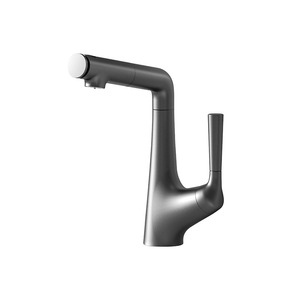Basin Faucet Single Handle Ceramic Valve Core Pull Out <b>Spray</b> Deck <b>Mounted</b> Single Hole - Product Image 3