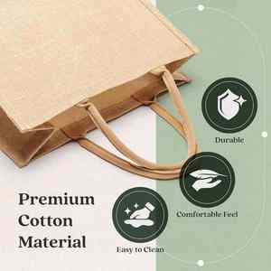 Bolsa de Yute de Alta Calidad para Compras, con Asa Gruesa y Resistente, de Fábrica - Product Image 3