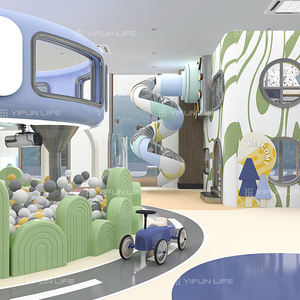 Parque infantil interior temático de diseño integral, parque infantil interior, juegos infantiles con tobogán y PISCINA DE BOLAS, juego interior para padres e hijos - Product Image 4